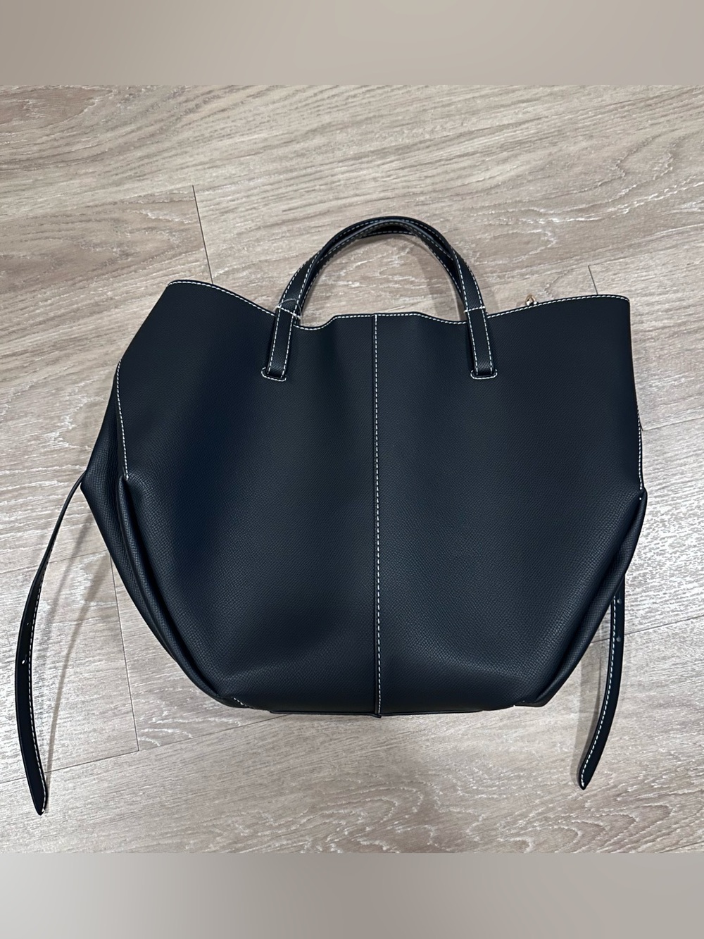 NWT Anthropologie Black Vegan Leather Bag
